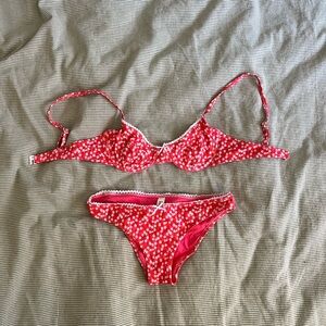 Solid & Striped NWOT Floral Bikini Set